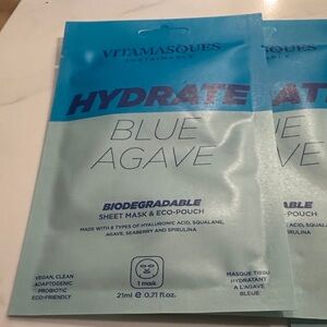 Vitamasques Set of 4 Hydrate Blue Agave Sheet Mask